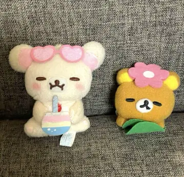 리락쿠마 코리락쿠마 바캉스 봉제 인형 마스코트 2018 2개