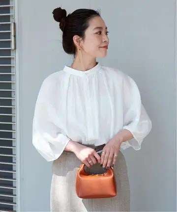 베이세 재고 심플리시떼 프렌치 린넨 2way 블라우스
