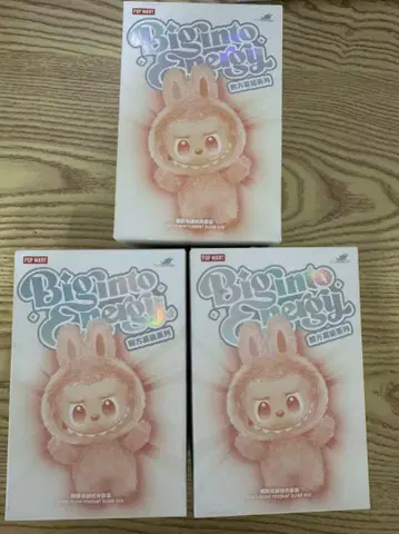 3개 LABUBU 봉제 인형 슈링크 미개봉