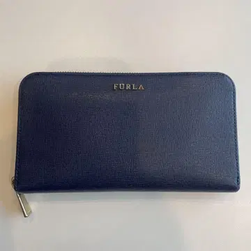 FURLA 네이비 장지갑