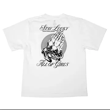 PRAYING HANDS TEE // WHITE XL 야마다 렌