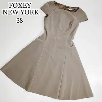 컨디션 최상] 폭시 LADY CHIC 광택 원피스 드레스 스트레치