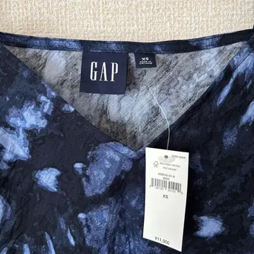 컨디션 최상 택 포함 미사용 새상품 GAP 롱 원피스 블루