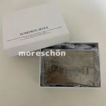 보헤미안 서울 카드 케이스 명함지갑 실버 보헤미안 서울