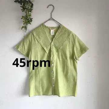 새상품급 45rpm 블라우스 반팔 면 100%