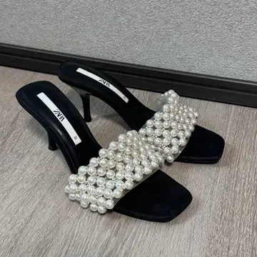 ZARA 펄 장식 샌들 SIZE 37