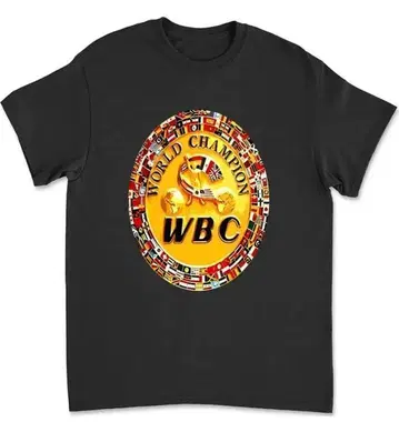 WBC 티셔츠 복싱 블랙