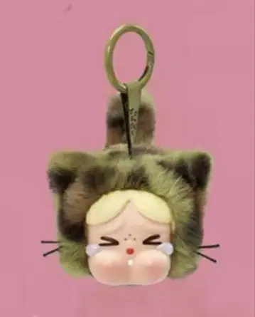 POPMART Cry Baby wild cutie 봉제 인형 키링