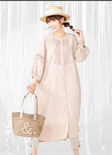 QVC & LOVE 롱 원피스 베이지 L 사이즈