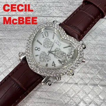 CECIL McBEE 시계 하트형 세실 맥비