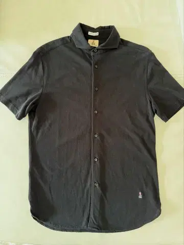 중고 GUY ROVER 블랙 반팔 셔츠 XL