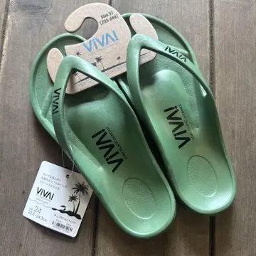 VIVA! 비바 아일랜드 비치 샌들 24cm 카키 일본제