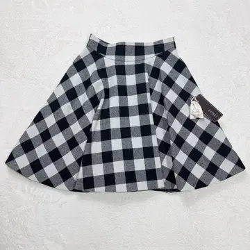 FOXEY 폭시 Gingham Circular 서큘러 스커트