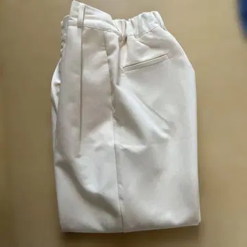 ella 캐럿 팬츠 화이트 S 사이즈