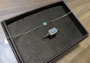 agate ete k10 반지, 팔찌 세트