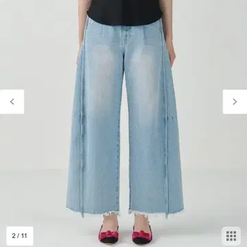 GRACE CLASS 카비 데님 팬츠 색스 36 라이트 블루