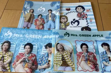 Mrs. GREEN APPLE 로손 오리지널 비주얼 시트 4종