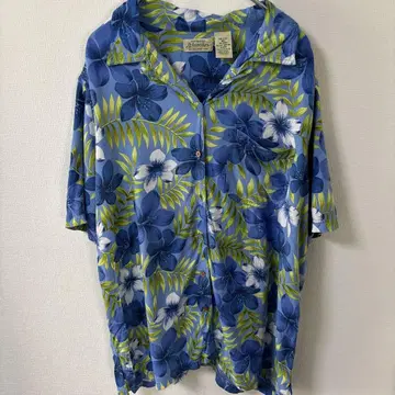 90s St. John's Bay USA 빈티지 아로하 셔츠 레이온