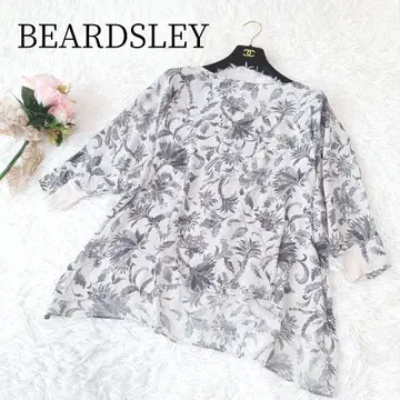 BEARDSLEY/비어즐리] 꽃무늬 보타니컬 블라우스 셔츠 돌먼