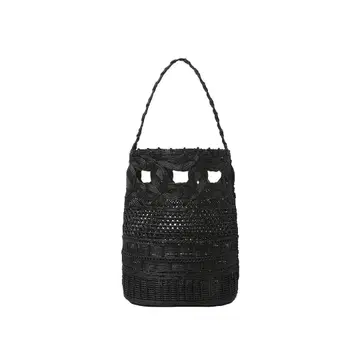 Cord Embroidery 'Hanakago' Hand Bag