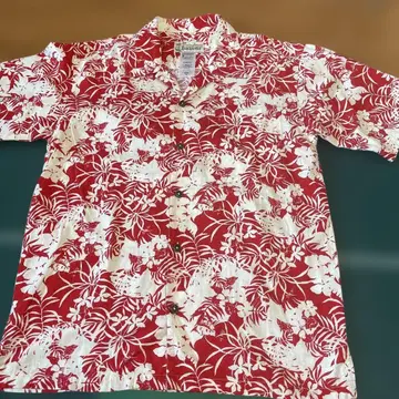 파타로하 알로하 셔츠 빨간색과 흰색 꽃무늬 파타고니아 pataloha