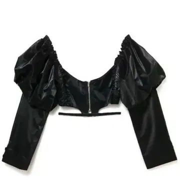 melt the lady 가죽 코르셋 자켓 (black)
