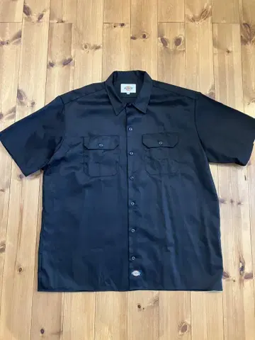 Dickies 반팔 워크 셔츠 XL 블랙
