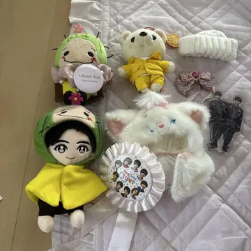봉제 인형 세트 치넨 유리 덤 포함