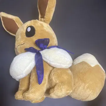 이브이 봉제 인형 약 30cm 리본 포함