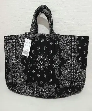 [ MALUS/마스 ] Bandana 퀼팅 빅 토트