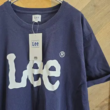 Lee 네이비 로고 티셔츠 롱 기장 새상품 택 포함 y13