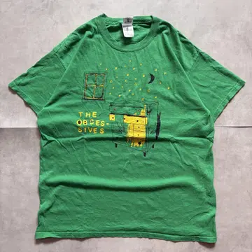 00s GILDAN THE OBSSESVES 아트 티셔츠 별 혹성