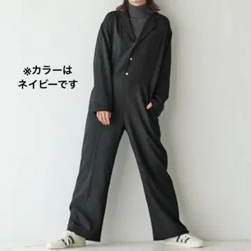 신 존 점프 수트 NOTCHED LAPEL JUMP SUITS