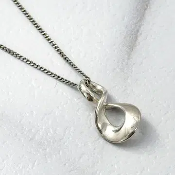 GEORG JENSEN 목걸이 인피니티 GJ 각인 실버 925