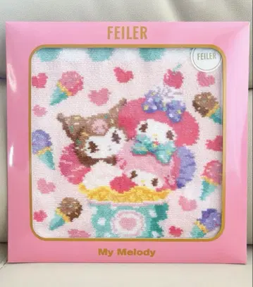 FEILER 페일러 산리오 콜라보 마이멜로디 & 쿠로미 손수건 콜라보