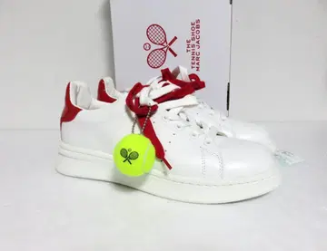 마크제이콥스 THE TENNIS SHOE 41 화이트 레드