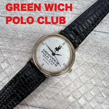 GREENWICH POLO CLUB 시계  현재 작동 상태  폴로