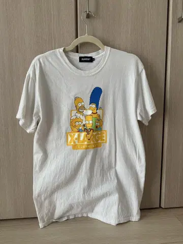 X-LARGE 심슨 티셔츠 M 화이트