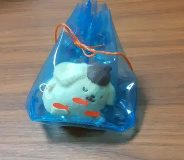 산리오 폼폼푸딩 포장마차 마스코트 금붕어 잡기 봉제 인형