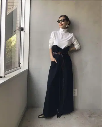 Amerivintage 팬츠 BIG POCKETHIGHWAISTPANTS
