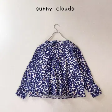 sunny clouds 펠리시모 꽃무늬 블라우스 코튼