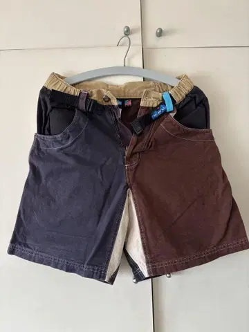 KAVU 패치워크 숏 팬츠 S