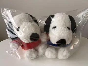 (레어) 스누피 봉제 인형 2개 세트