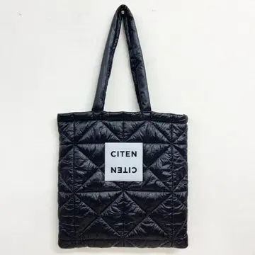 시텐 CITEN 패딩 토트백 블랙
