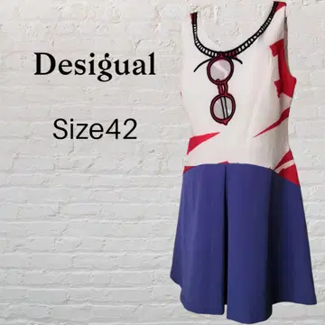 Desigual 데시구알 프린트 원피스 사이즈 42 XL
