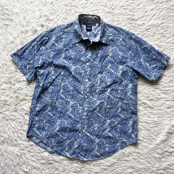 TOMMY H ILFIGER 페이즐리 무늬 셔츠