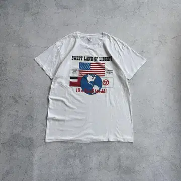 90년대 hanes auburn Tiger Rags 티셔츠 usa 제작