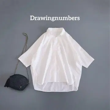 새상품급 Drawingnumbers 드로잉넘버즈 스키퍼 셔츠