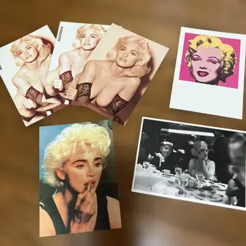 마돈나 마릴린 몬로 엽서 6장