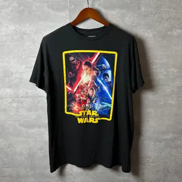 STAR WARS 티셔츠 포스의 각성 공개 기념 XL 블랙